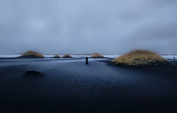 Iceland, Auster-Skaftafellssysla, Vestrahorn, Black Beach