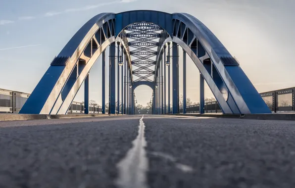 Мост, Германия, архитектура, Germany, Magdeburg, Sternbrücke, Магдебург
