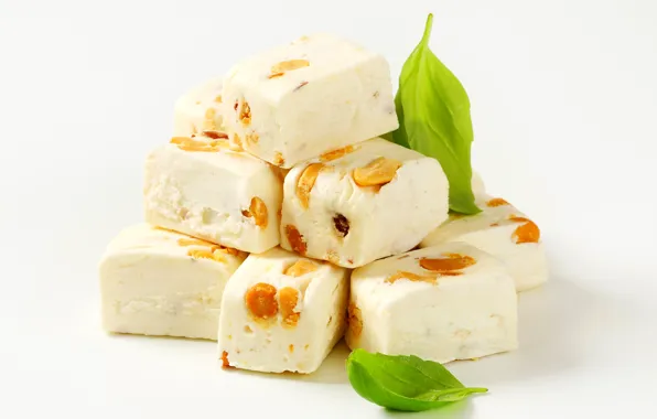 Сладости, орехи, фундук, candy, нуга, nougat
