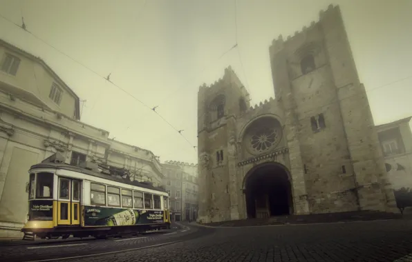 Улица, трамвай, Lisbon