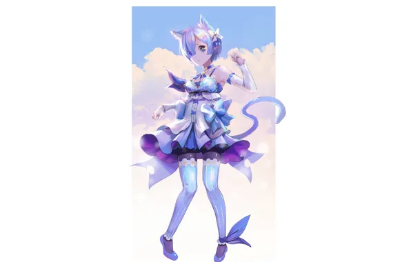 Фон, аниме, арт, Re: Zero kara Hajimeru Isekai Seikatsu, Рем