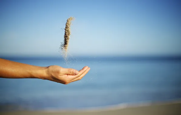 Песок, рука, песчинки, photo, photographer, Jamie Frith, горсть