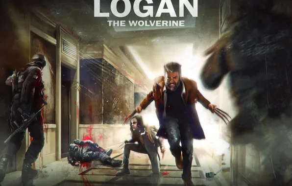 Wolverine, Hugh Jackman, X-Men, Logan, Dafne Keen