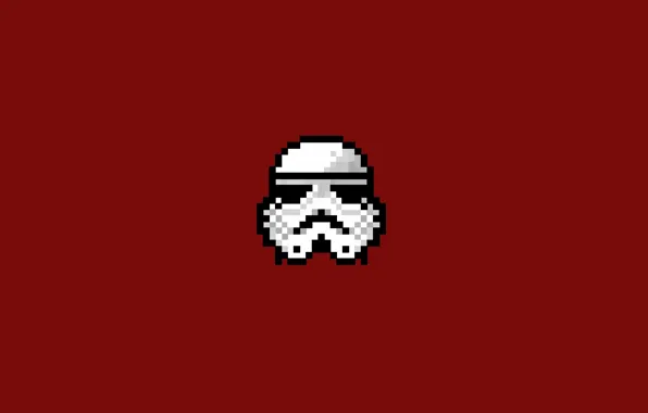 Звездные войны, star wars, штурмовик, 8bit, stormtrooper, pixel art, storm trooper, 8 bit