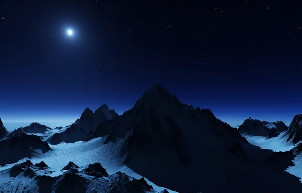 Картинка mountain, range, glacier, antarctica, snow covered