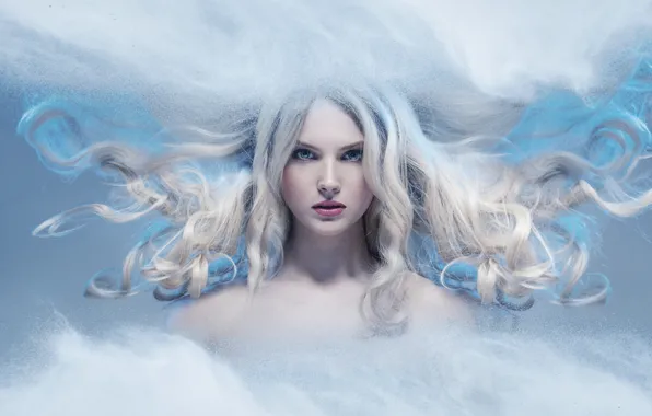 Картинка волосы, портрет, блондинка