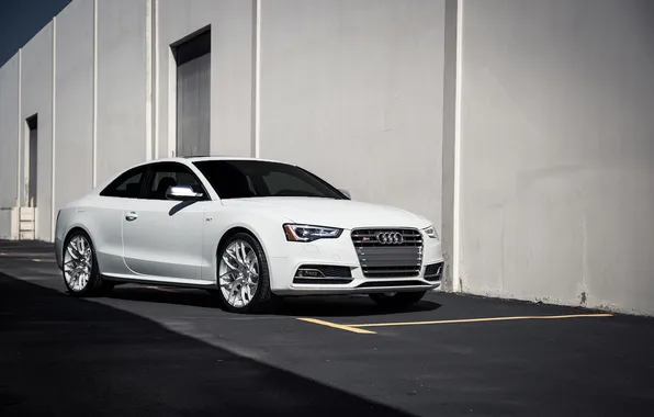 Картинка Audi, ауди, белая, white