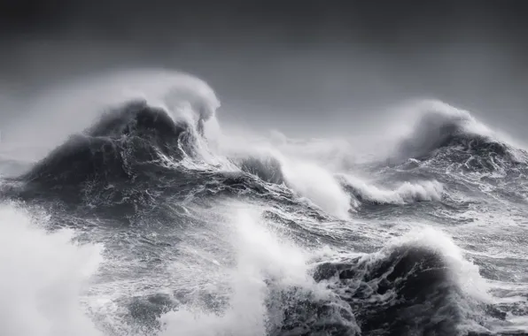 Картинка море, волны, шторм