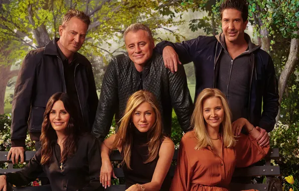 Jennifer Aniston, Friends, Lisa Kudrow, Courteney Cox, Matt LeBlanc, David Schwimmer, Matthew Perry, the reunion