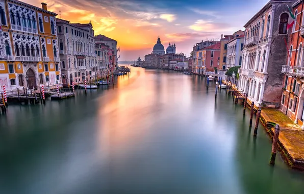 Картинка Sunrise, Venice, Grand Canal