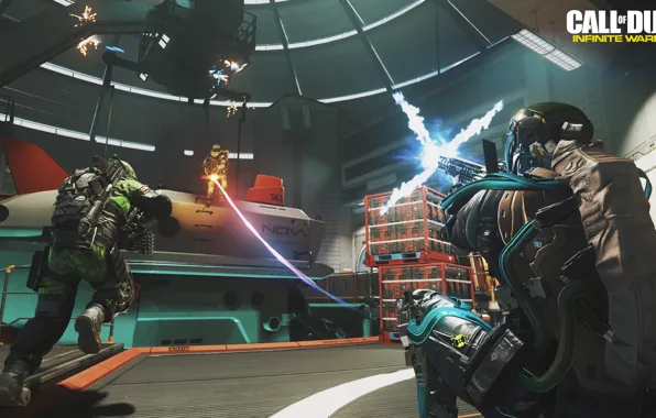Gun, game, weapon, Call Of Duty, suit, combat, Call Of Duty Infinite Warfare