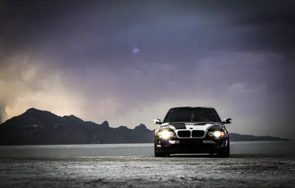Картинка BMW, Тюнинг, БМВ, winter, Alpina, E38, 740il, arctic camo