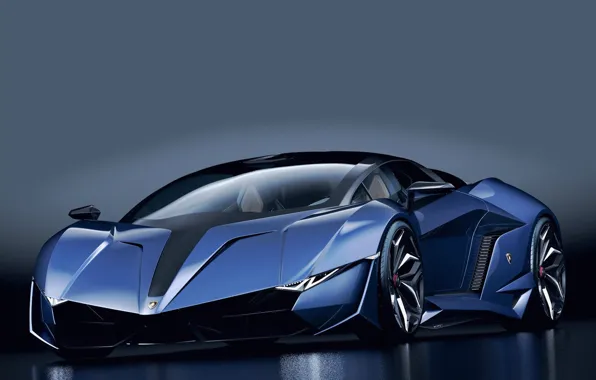 Картинка Prototype, Lamborghini, DarkBlue, SuperCar