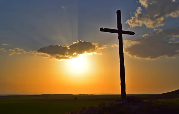 Love, Clouds, Landscape, Sun, Christian, Sunshine, God, Sunlight