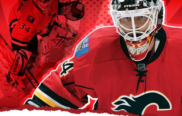 Вратарь, Калгари, нхл, Хоккей, Mikka Kiprusoff, Микка Кипрусофф