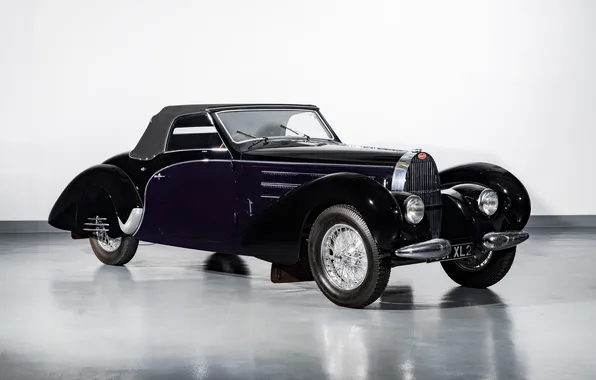 Bugatti, ретро автомобили, Cabriolet, 1939, Type 57C, Bugatti Type 57C, Aravis, by Gangloff