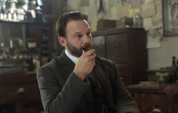 Трубка, костюм, актер, сериал, мужчины, персонаж, профессор, Dracula