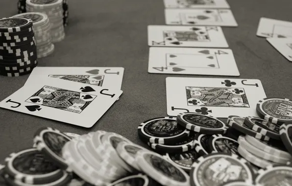 Картинка карты, серый, покер