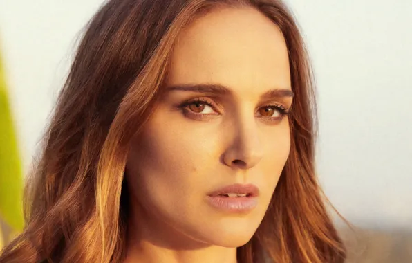 Портрет, Natalie Portman, Натали Портман, шатенка, красотка, Marie Claire