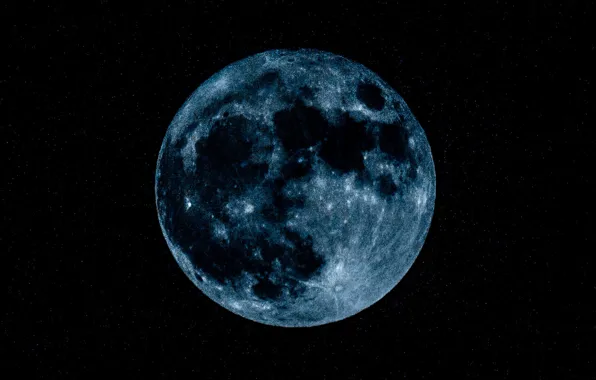Space, moon, stars