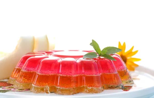 Десерт, разноцветный, fruit, сладкое, color, желе, Sweets