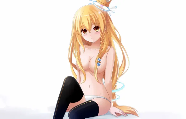 Girl, sexy, lingerie, pantsu, panties, thighhighs, long hair, legs