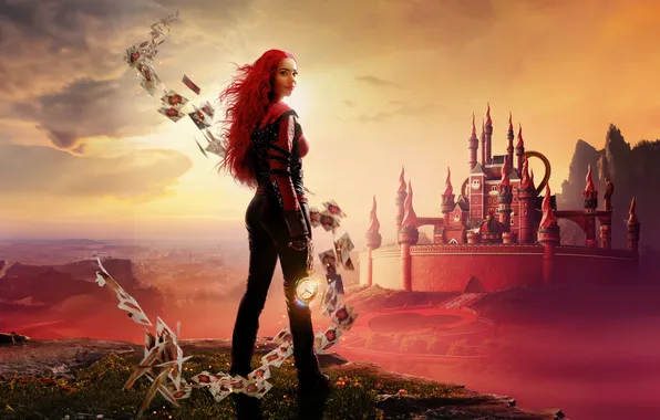 Карты, девушка, замок, магия, 2024, Descendants The Rise Of Red