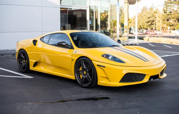 Картинка Ferrari, Scuderia, Yellow, 430