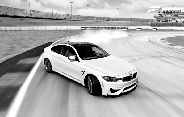 HDR, BMW, Drift, Game, BMW M4, FM7, UHD, Forza Motorsport 7