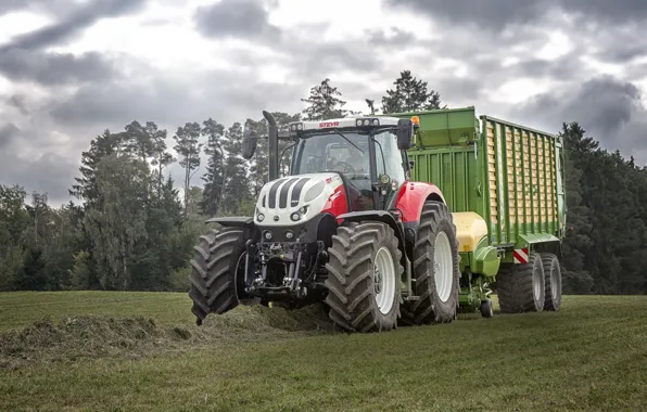 Wallpaper, tractor, agriculture, farming, steyr