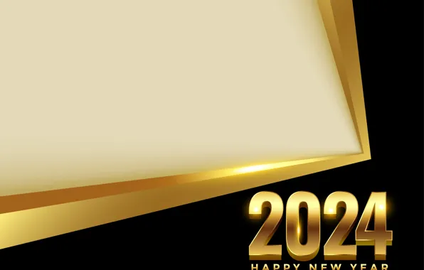 Цифры, Новый год, дата, 2024