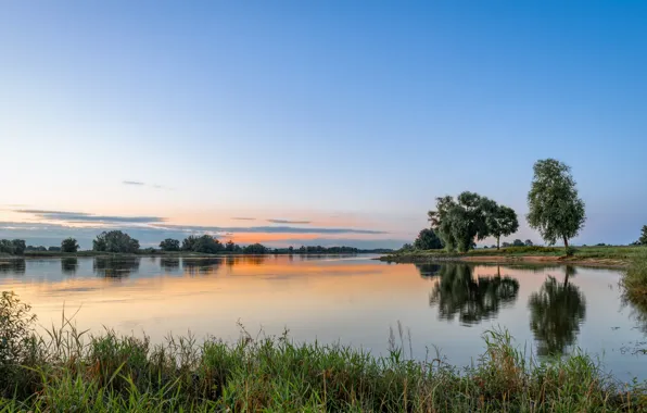 Утро, Германия, Эльба