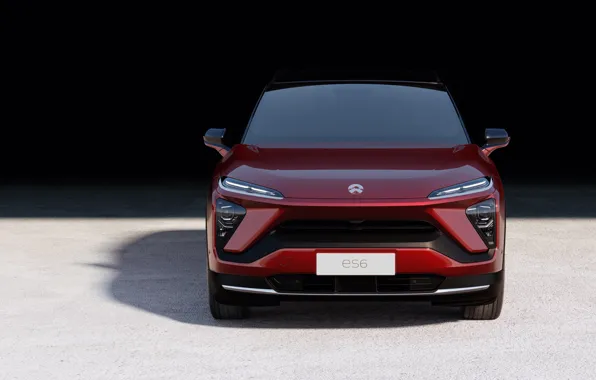 Вид спереди, кроссовер, NIO, 2019, электрокроссовер, ES6