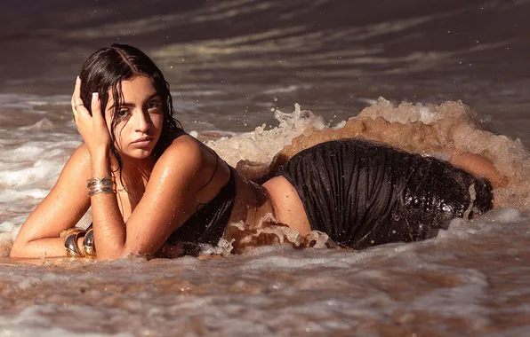 Girl, sexy, hot girl, eyes, smile, beautiful, figure, model