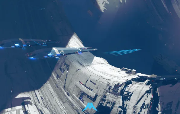 Корабли, станция, крейсеры, стратегия, мать, mothership, космоопера, homeworld