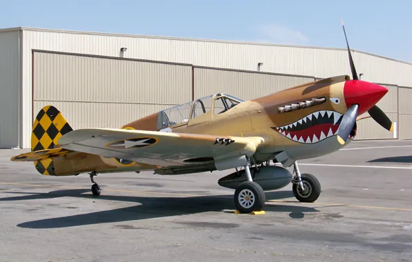 Истребитель, периода Второй мировой войны, Curtiss P-40, &ampquot;Tomahawk&ampquot;американский