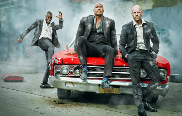 Картинка машина, злость, мужчины, психи, Fast & Furious Presents: Hobbs & Shaw