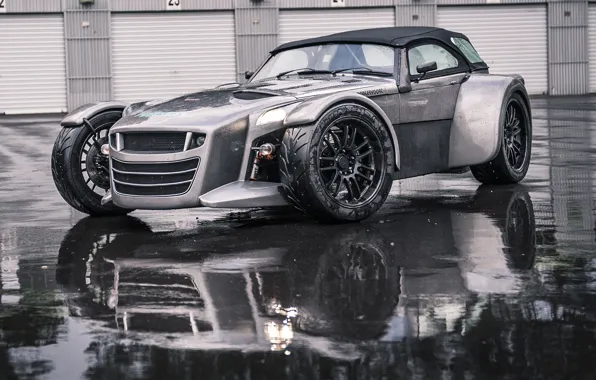Отражение, лужа, GTO, гаражи, 2015, Donkervoort