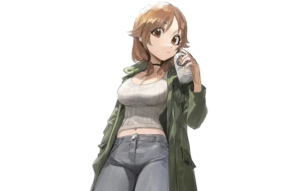 Девушка, фон, Idolm@ster