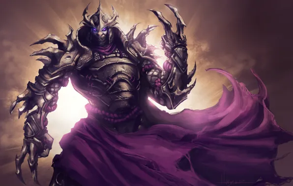 Костюм, Fantasy, Броня, Art, Шреддер, Shredder, Ninja Turtles, by Matt Hubel