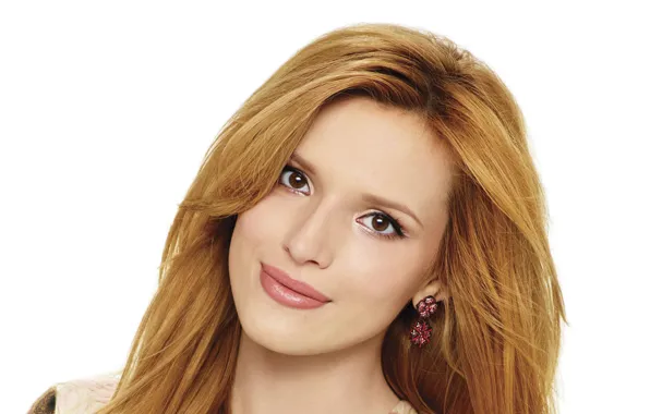 Картинка девушка, лицо, серьги, макияж, красивая, Bella Thorne