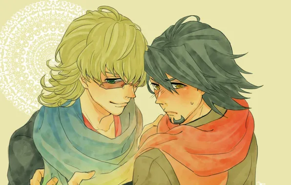 Аниме, арт, парни, герои, Котецу, тигр и кролик, Tiger and Bunny, Барнаби