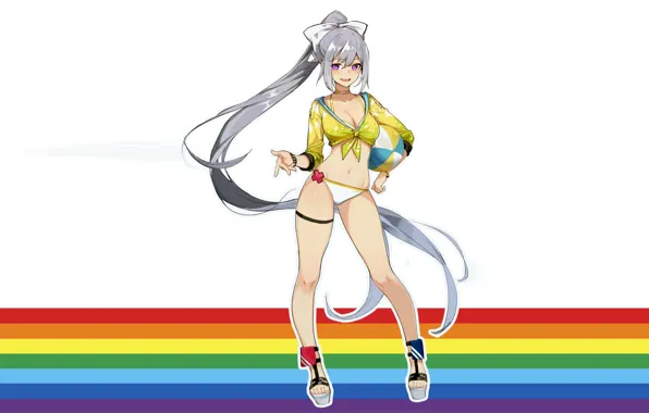 Girl, sexy, long hair, boobs, anime, beautiful, pretty, erotic