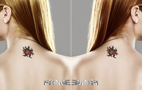 Фантастика, татуировка, сериал, грань, Anna Torv, Fringe, Оливия Данхэм, зеркальный эффект