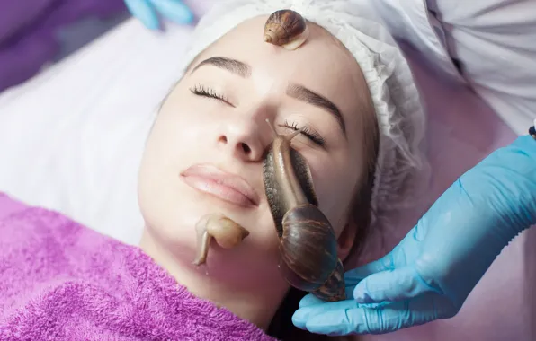Beauty, snails, treatment