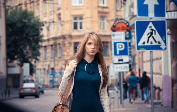 Картинка улица, Москва, woman, street, sweet, urban, леди