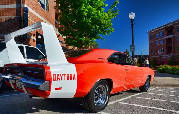 Додж, Muscle, 1969, Dodge, Car, Charger, Чарджер, Daytona