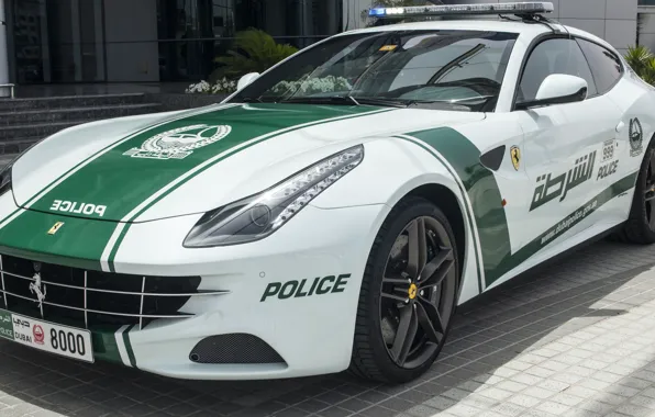 Картинка ferrari, police, dubai