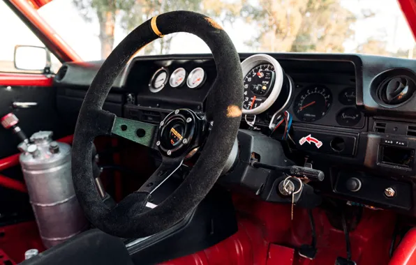 Интерьер, руль, Nissan, салон, Datsun, 1982, Stanza, An Stanza-Shaped Tribute To ’80s Racing