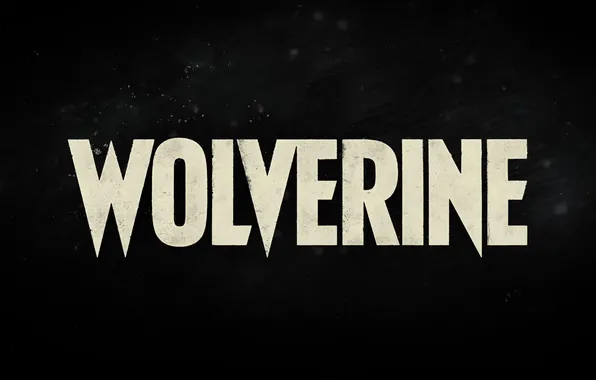 Надпись, черный фон, Wolverine, Marvel, комикс